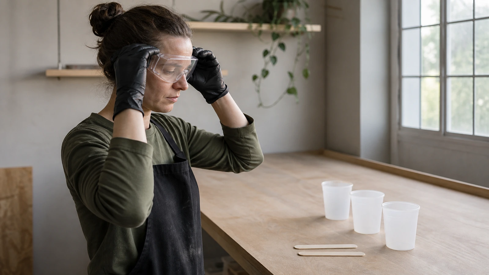 Choisir des équipements de protection adaptés à la résine — vue d’atelier 2