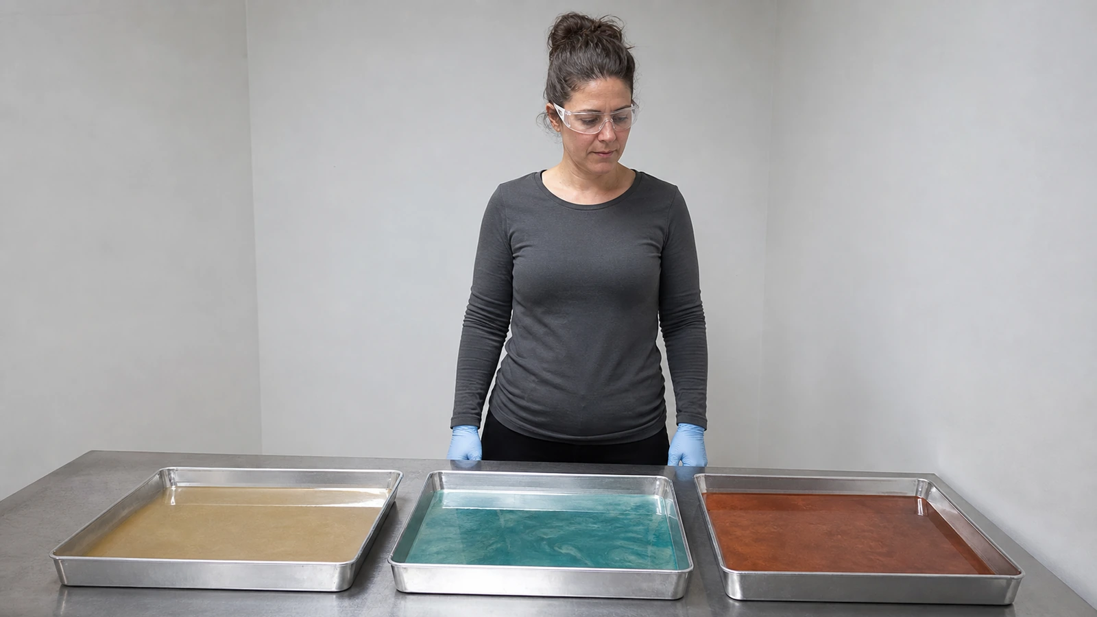 Maîtriser l’échauffement de la résine pendant le mélange — vue d’atelier 1