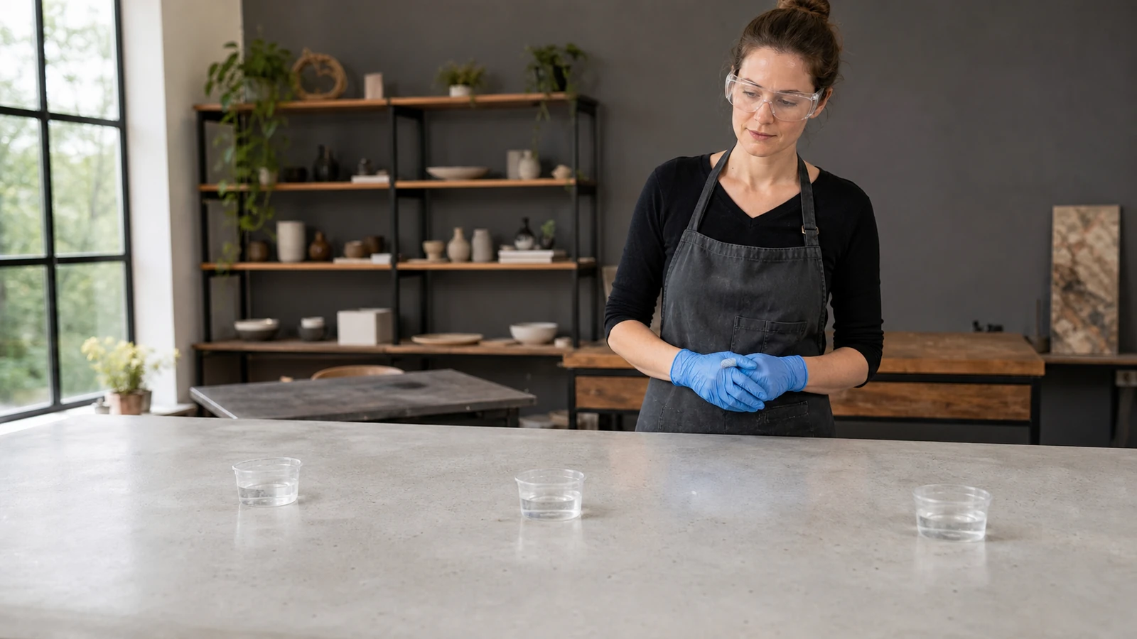 Maîtriser l’échauffement de la résine pendant le mélange — vue d’atelier 2