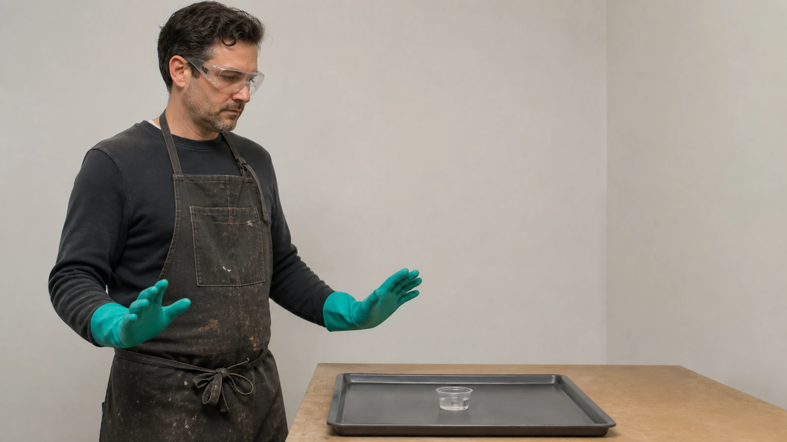Maîtriser l’échauffement de la résine pendant le mélange — vue d’atelier 3